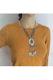 New Vintage Bohemia Style Coin Tassel Necklace Vintage Jewelry Necklace