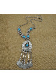 New Vintage Bohemia Style Coin Tassel Necklace Vintage Jewelry Necklace