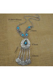 New Vintage Bohemia Style Coin Tassel Necklace Vintage Jewelry Necklace