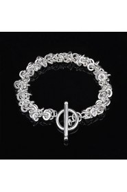 Fashion Sterling Beading Silver Women's Bracelet