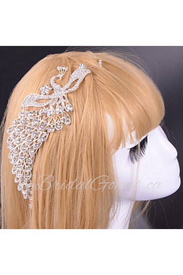 Women Alloy Tiaras With Rhinestone Wedding/Party Headpiece