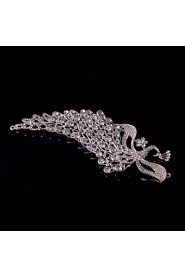 Women Alloy Tiaras With Rhinestone Wedding/Party Headpiece