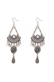 Super Statement National Style Women Nice Jewelry Hollow Alloy Drop Earrings