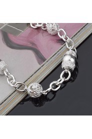 Women's Cuff Bracelet Silver Rhinestone