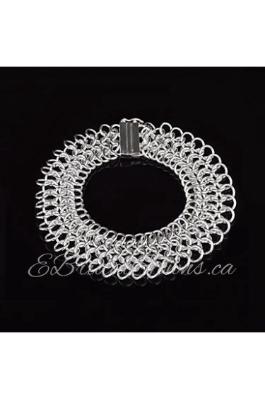 Fashion Sterling Silver Plated Women's Bracelet