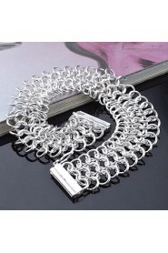 Fashion Sterling Silver Plated Women's Bracelet