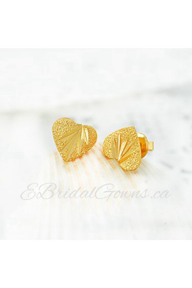 WesternRain Wedding Stud Earrings Women's Gold / Brass Earring Non Stone