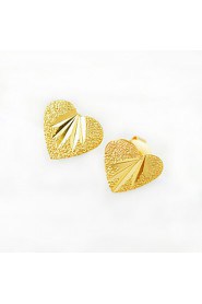 WesternRain Wedding Stud Earrings Women's Gold / Brass Earring Non Stone