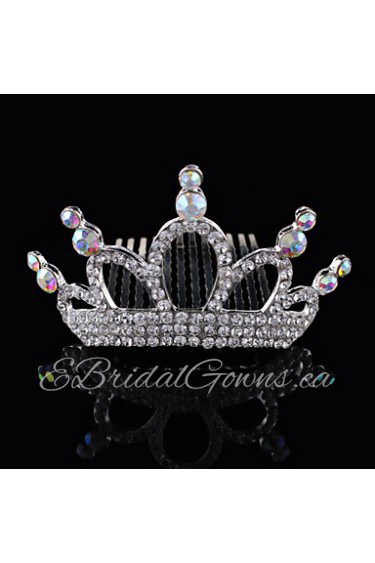 Fashion Vintage Carbonneau Vintage Rhinestone/Crystal/Diamomd Pearls Wedding Hair Cown Accessiors For Flower Girls