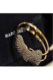 Women's Chain Bracelet Gold / Silver / Alloy Rhinestone