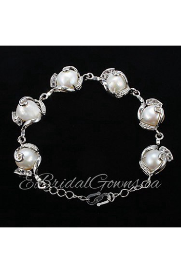 Women's Strand Bracelet Alloy Imitation Pearl/Rhinestone