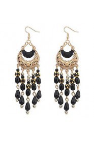 European Style Bohemian Tassel Crescent Earrings(More Colors)