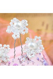 Two Pieces Pearls Wedding/Special Occasion Hairpins