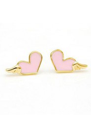 Fashion Alloy Drip Love Fashion Earrings(More Color)