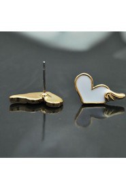 Fashion Alloy Drip Love Fashion Earrings(More Color)