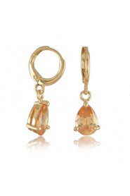 Fashion Exquisite Copper Water Droplets Zircon Earrings(More Colors)