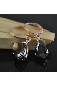 Fashion Exquisite Copper Water Droplets Zircon Earrings(More Colors)