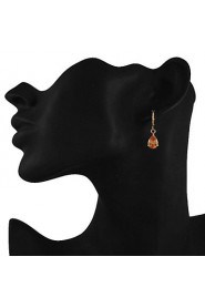 Fashion Exquisite Copper Water Droplets Zircon Earrings(More Colors)