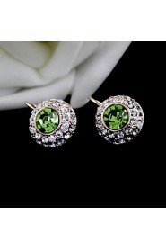 Hoop Earrings Women's Alloy Earring Rhinestone