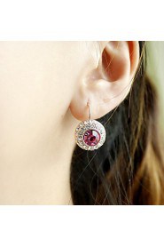 Hoop Earrings Women's Alloy Earring Rhinestone