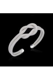 Women's Cuff Bracelet Silver Non Stone