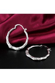 Fashion Design Silver Plated Earring