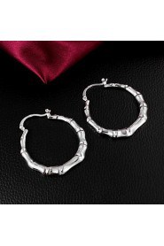 Fashion Design Silver Plated Earring