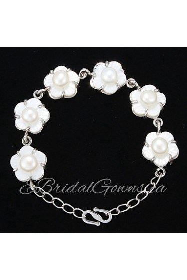 Women's Strand Bracelet Alloy Imitation Pearl