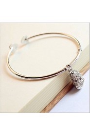 Full diamond heart hollow Bracelet