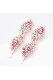 Women Rhinestone/Korean Style Bowknot Alloy Hair Clip With Casual/Party Headpiece