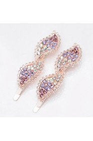 Women Rhinestone/Korean Style Bowknot Alloy Hair Clip With Casual/Party Headpiece