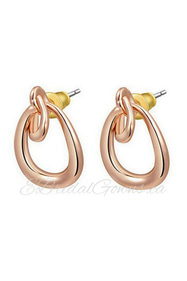 Stud Earrings Women's Alloy Earring Non Stone