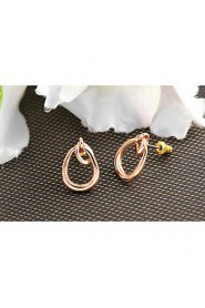 Stud Earrings Women's Alloy Earring Non Stone