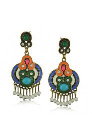 Drop Earrings Women's Resin / Alloy / Acrylic Earring Rhinestone