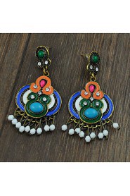 Drop Earrings Women's Resin / Alloy / Acrylic Earring Rhinestone