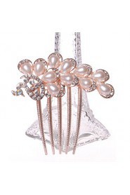 Phoenix Alloy Hair Combs With Imitation Pearl/Rhinestone Wedding/Party Headpiece