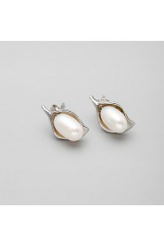 Stud Earrings Women's Alloy Earring Imitation Pearl