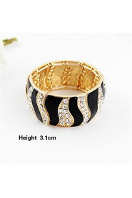 Graceful Alloy With Rhinestone Women's Bracelet(More Colors)