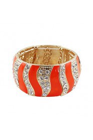 Graceful Alloy With Rhinestone Women's Bracelet(More Colors)