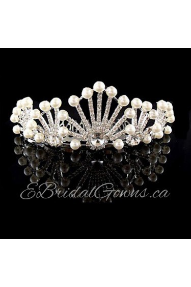 Bridal Wedding Princess Pageant Prom Crystal Tiara Crown Headband