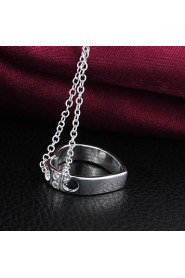 Silver Pendant Necklaces Alloy Daily / Casual Jewelry