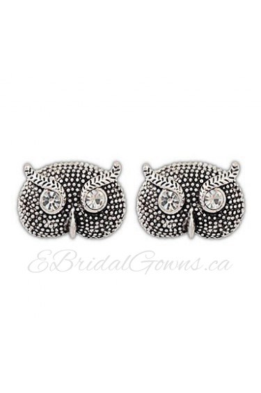 European And American Retro Personality Owl Earrings Cute Animal Jewelry Women Gifts