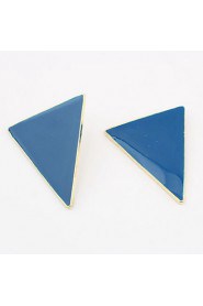 New Arrival Women Jewelry Punk Style Exaggerated Triangle Stud Earrings