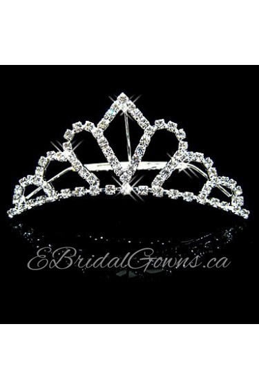 Bridal Wedding Princess Pageant Prom Crystal Tiara Crown Headband