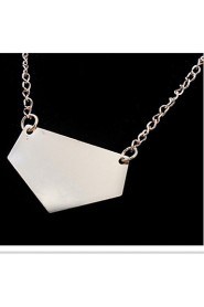 Women's Irregular Shape Sequin Gold Necklace