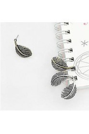 European Style Retro Generous Personality Leaves Earrings