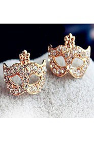 Bohemia Style Mask Set Auger Floret Stud Earrings