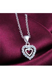 Silver Pendant Necklaces Alloy Daily / Casual Jewelry