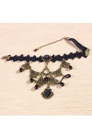 Vintage Lace Crown Gem Vines Bracelet