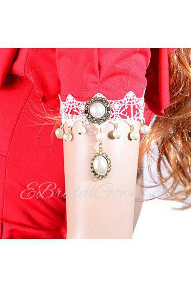 Fashion Pearl Lace Bracelet